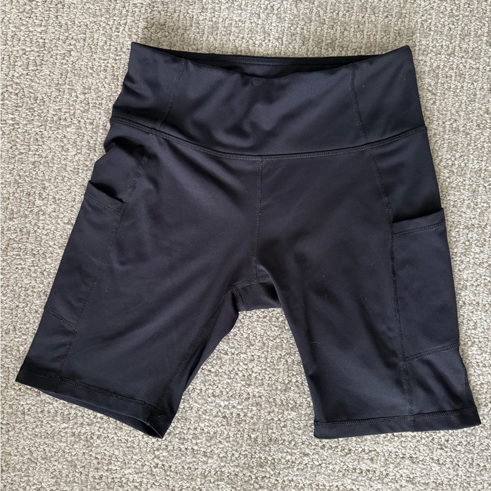 Black biker shorts